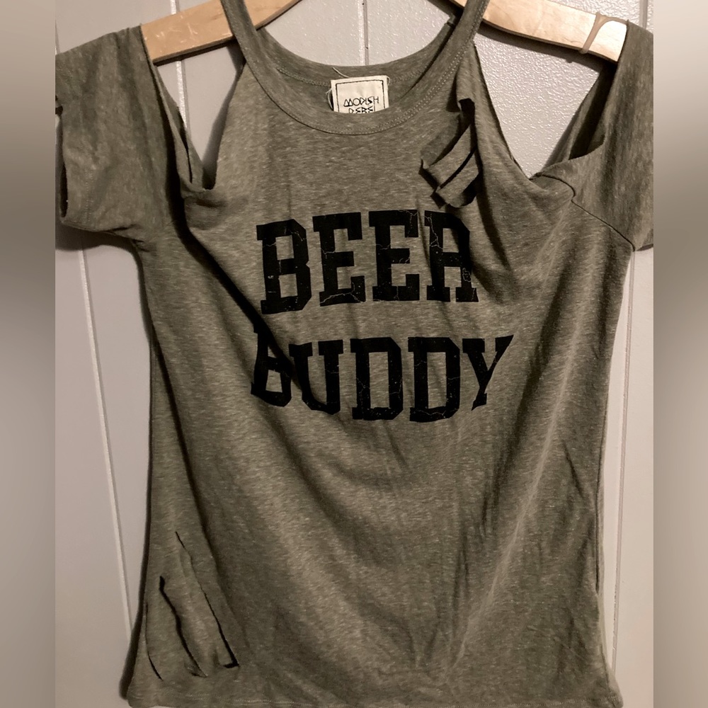 Beer Buddy ripped T-top